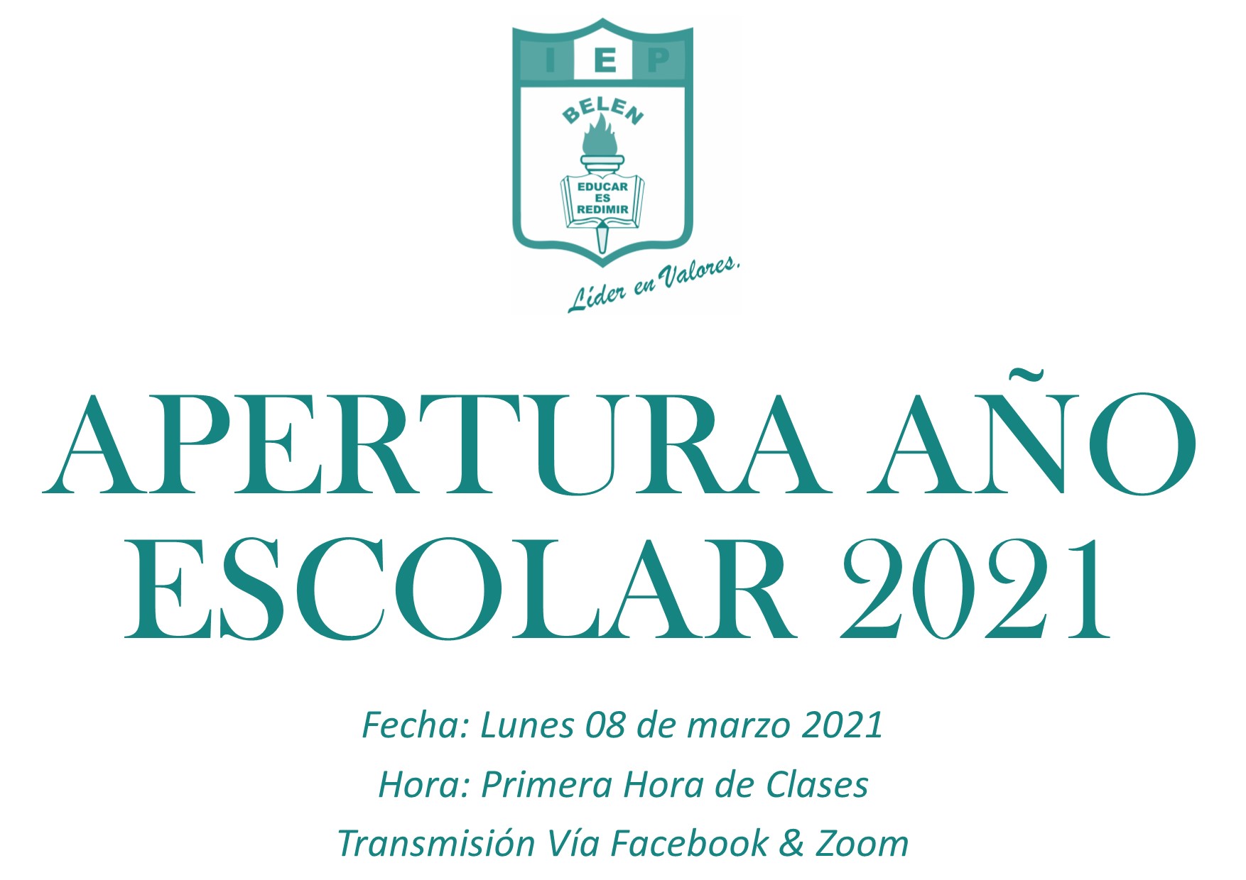 Apertura del Año Escolar 2021